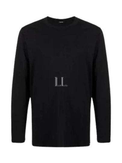 Crew Neck Cotton Modal Long Sleeve T-Shirt Black - TOM FORD - BALAAN 2