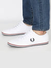 Kingston Twill Low-Top Sneakers White - FRED PERRY - BALAAN 2