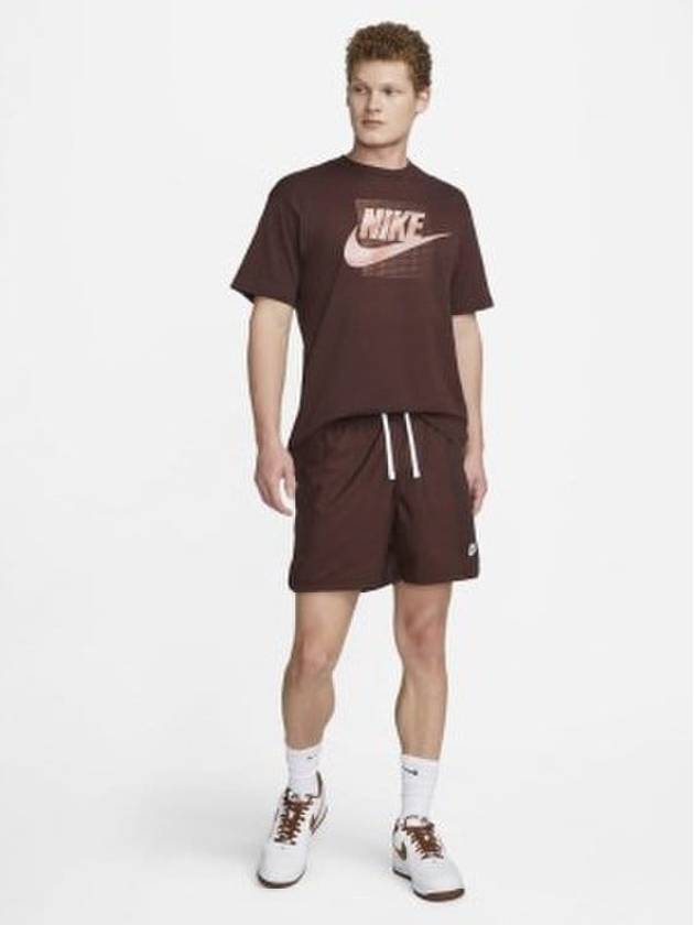 Max 90 Cotton Short Sleeve T-Shirt Brown - NIKE - BALAAN 2