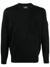 Shadow Project Wappen Pocket Knit Top Black - STONE ISLAND - BALAAN 2