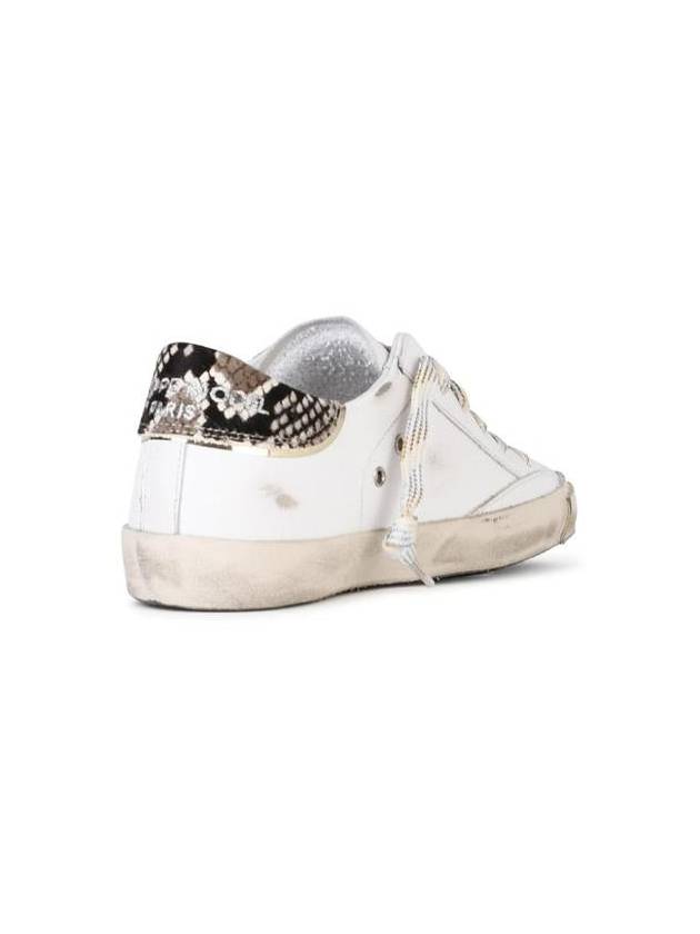 Philippe Model 'Prsx' White Leather Blend Sneakers - PHILIPPE MODEL - BALAAN 3