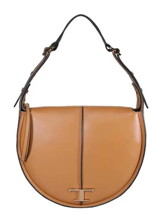 Logo Timeless Shoulder Bag Brown - TOD'S - BALAAN 2