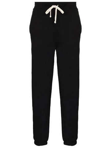 Embroidery Pony Jogger Track Pants Black - POLO RALPH LAUREN - BALAAN 1