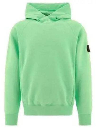 Shadow Project Embroidery Cotton Fleece Hoodie Green - STONE ISLAND - BALAAN 2