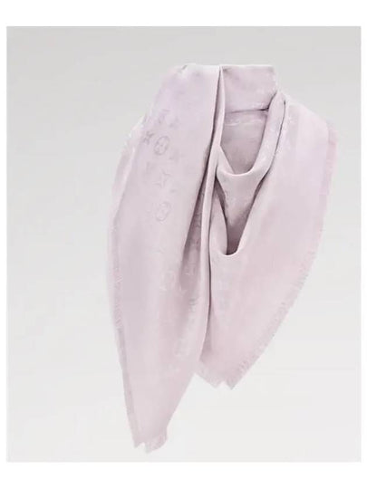 Monogram Classic Silk Scarf Pearl Grey - LOUIS VUITTON - BALAAN 2