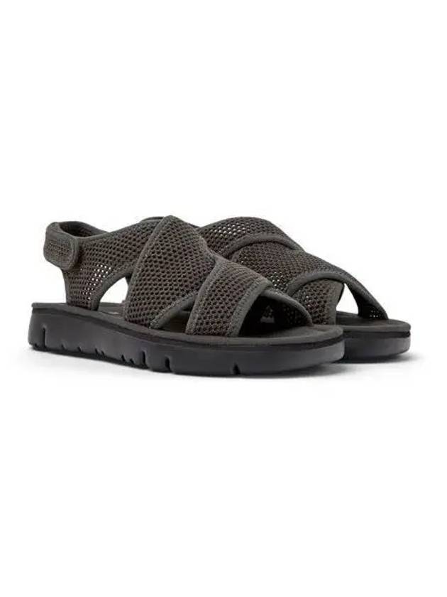 Oruga Textile Sandals Dark Grey - CAMPER - BALAAN 2