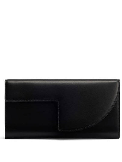 Chain Leather Clutch Bag Black - PATOU - BALAAN 2