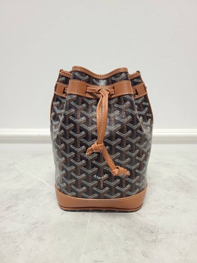 Used luxury goods Lewis It Black Tan Petit Flo Bucket Bag - GOYARD - BALAAN 1