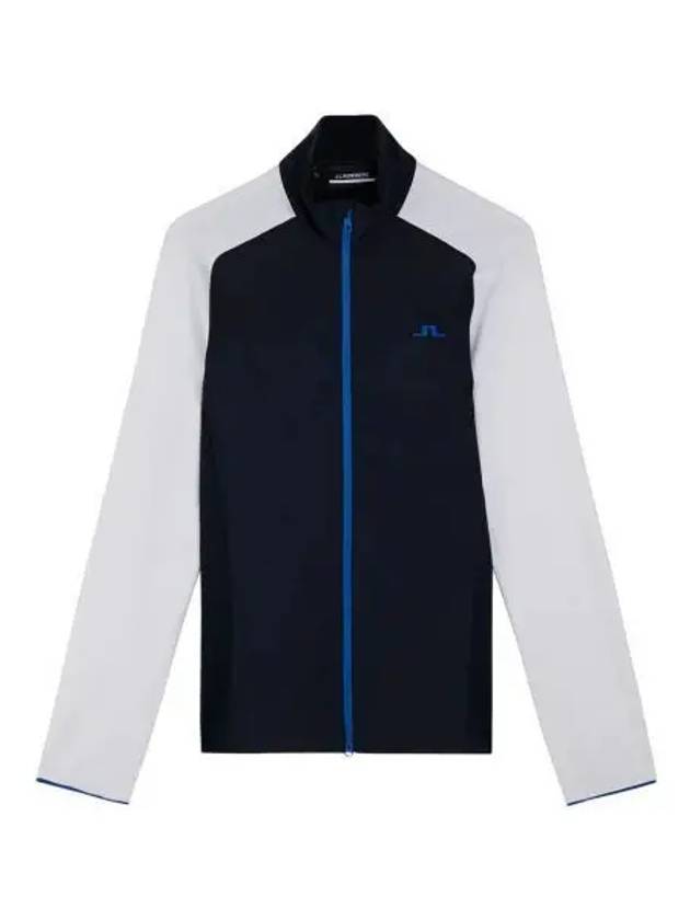 Melker Mid Layer Zip-Up Jacket Navy - J.LINDEBERG - BALAAN 2