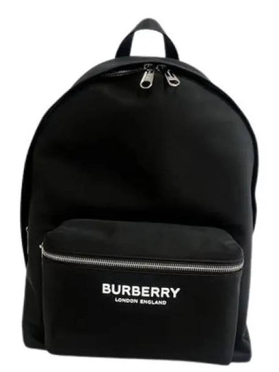 Logo Print Nylon Backpack Black - BURBERRY - BALAAN 2