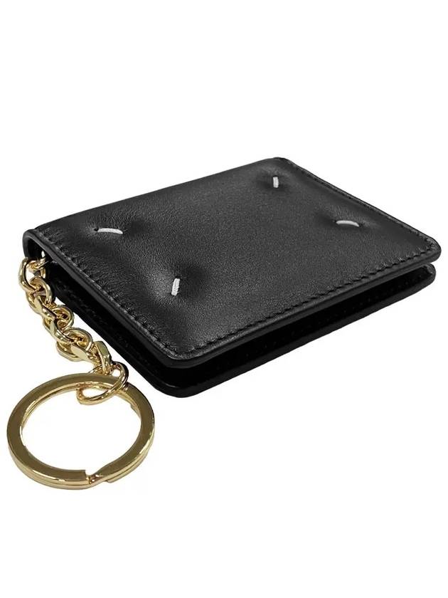 Stitch Keyring Card Wallet Black - MAISON MARGIELA - BALAAN 3