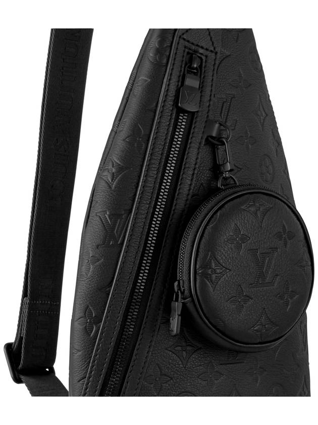 Duo Monogram Calfskin Sling Bag Black - LOUIS VUITTON - BALAAN 3