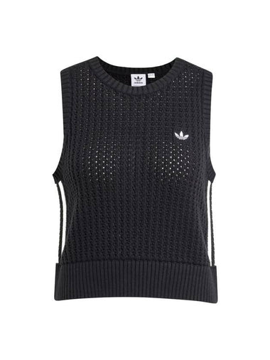 Adicolor Knitted Vest Black - ADIDAS - BALAAN 1