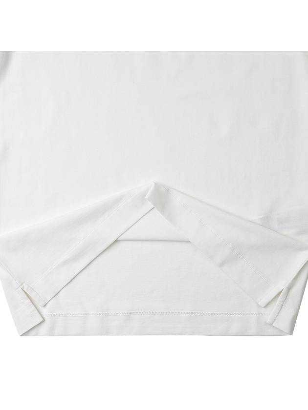 Logo Patch Polo Shirt White - CP COMPANY - BALAAN 9