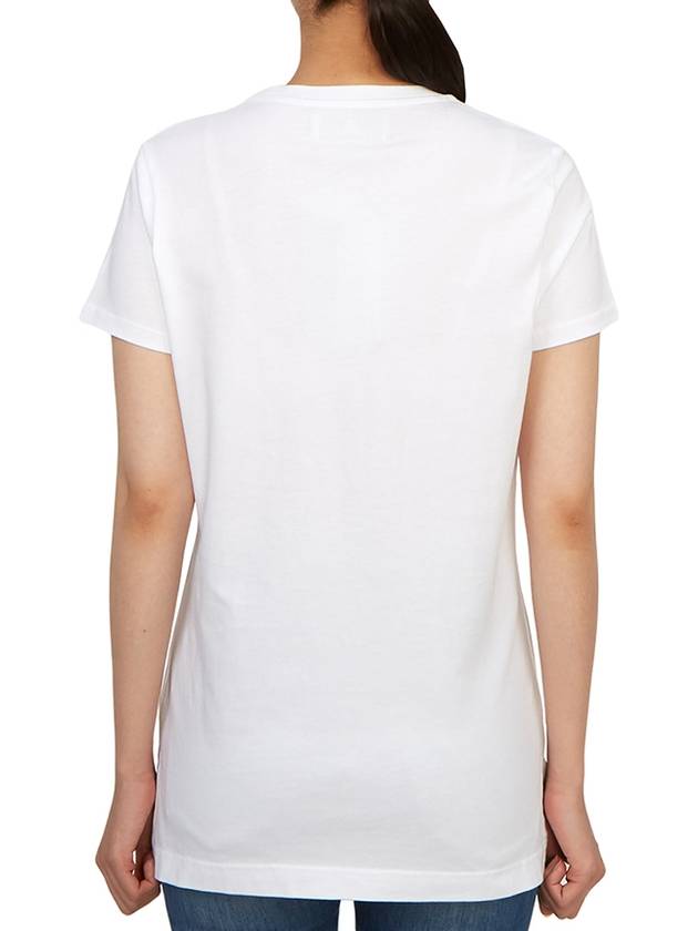 Embroided ORB Peru Short Sleeve T-Shirt White - VIVIENNE WESTWOOD - BALAAN 6