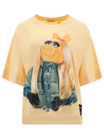 Moncler The Muppets Motif Cotton T-Shirt, Size Large - MONCLER - BALAAN 1