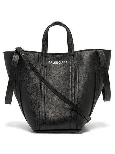 Calfskin Everyday Tote Bag Black - BALENCIAGA - BALAAN 2