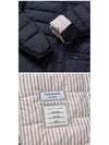 Ultra Light Nylon Hooded Down Padding Navy - THOM BROWNE - BALAAN 4