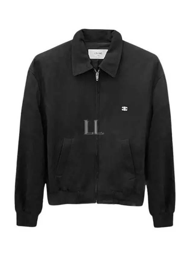 Triomphe Embroidered Logo Jacket Black - CELINE - BALAAN 2