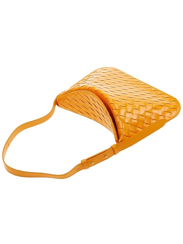 Intrecciato Flap Shoulder Bag Tangerine - BOTTEGA VENETA - BALAAN 5