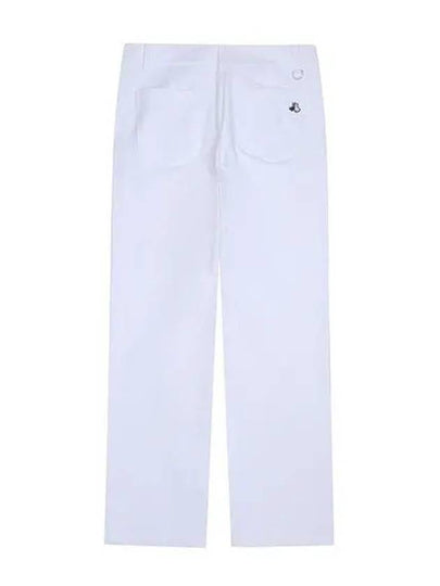 semi-boot cut police pants 5914LZSSWHITE - BLACK&WHITE - BALAAN 2