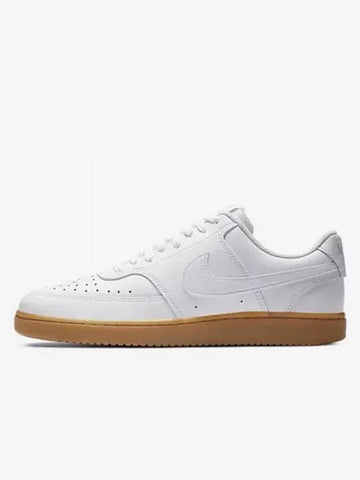 Court Vision Low Sneakers White Photon Dust Gum Light Brown CD5463 105 696958 - NIKE - BALAAN 1