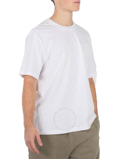 Michael Kors Men's White Logo Cotton T-Shirt, Size Medium - MICHAEL KORS - BALAAN 2