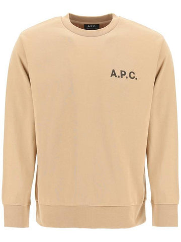 Men's Jimmy Print Sweatshirt Beige - A.P.C. - BALAAN 1