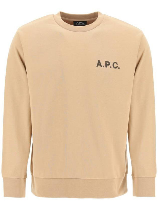 Men's Jimmy Print Sweatshirt Beige - A.P.C. - BALAAN.