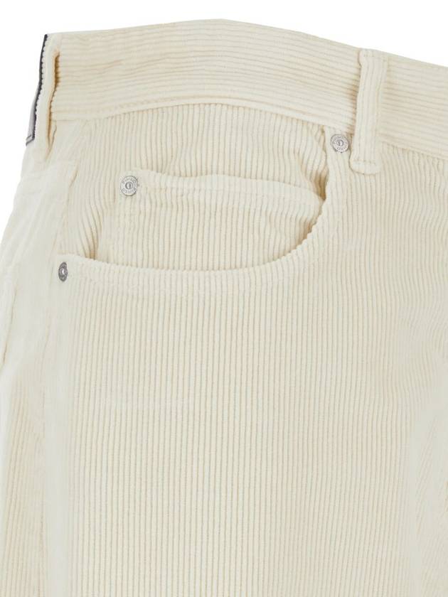 'Wendy' White Five-Pocket Pants In Courduroy Woman - PINKO - BALAAN 3