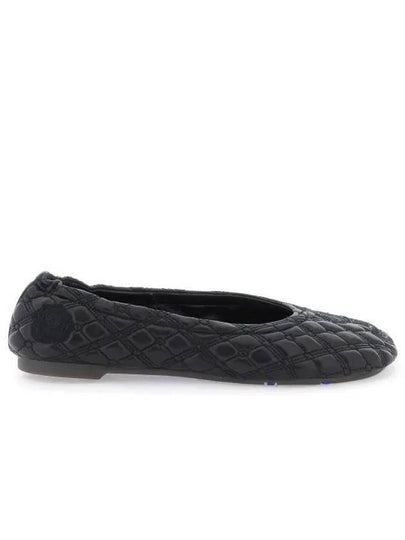 Quilted Leather Ballerinas Black - BURBERRY - BALAAN 2