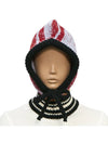 Stripe Balaclava Red - MARNI - BALAAN 3