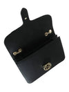 GG Interlocking Chain Medium Shoulder Bag Black - GUCCI - BALAAN 7