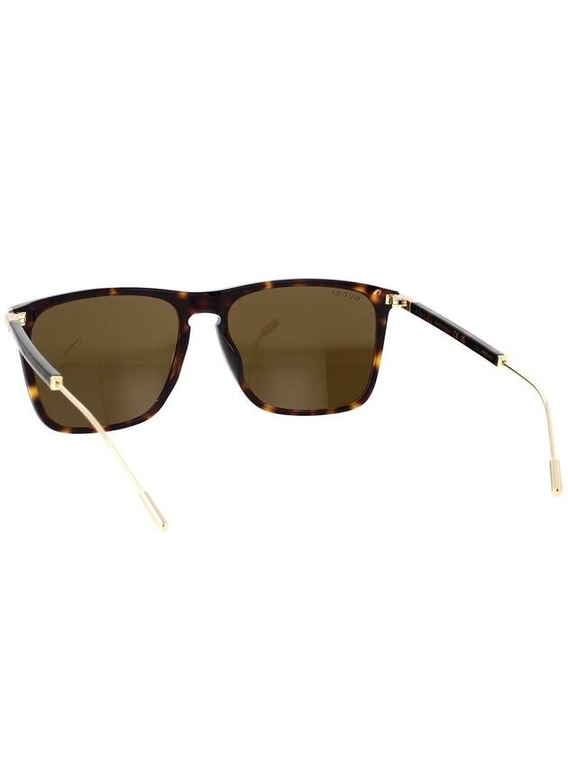 Eyewear Square Sunglasses Havana Brown - GUCCI - BALAAN 5