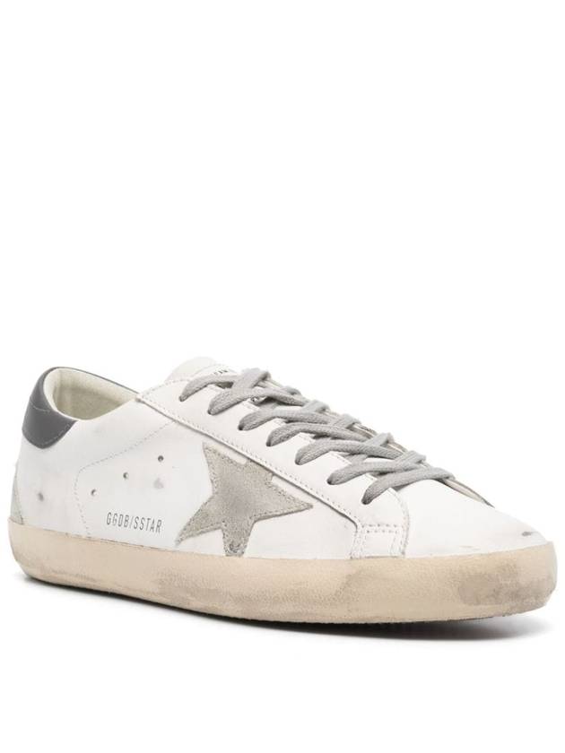 Superstar Grey Tab Low Top Sneakers White - GOLDEN GOOSE - BALAAN 3