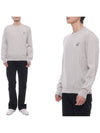 Bold Fox Head Wool Knit Top Light Grey - MAISON KITSUNE - BALAAN 2