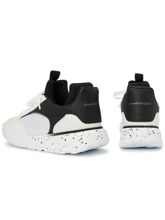 Court Tech Low Top Sneakers White Black - ALEXANDER MCQUEEN - BALAAN 7