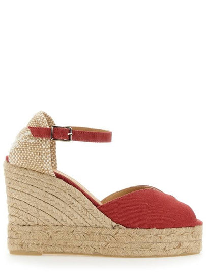 Bianca espadrille wedge heel Rojo Carmine - CASTANER - BALAAN 2