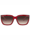 Ractangular Women's Wine Red Sunglasses - SALVATORE FERRAGAMO - BALAAN 2