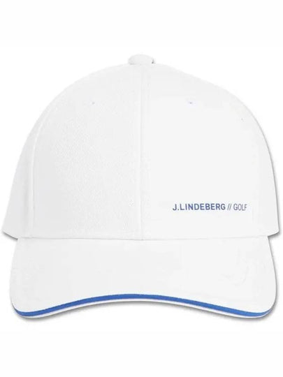 Sunny Logo Print Polyester Twill Ball Cap White - J.LINDEBERG - BALAAN 2