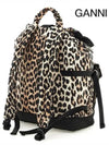 Logo Leopard Tech Backpack A4757 943 - GANNI - BALAAN 3