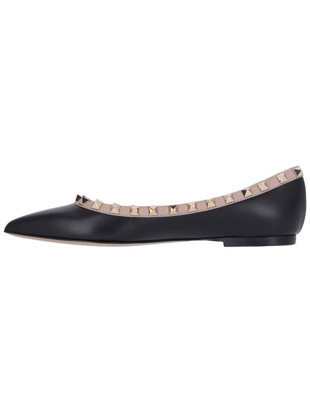 Valentino Garavani Flat shoes Black - VALENTINO - BALAAN 3