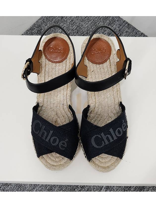 Apgujeong 24SS ankle strap wedge sandals CHC24S995FU 001 - CHLOE - BALAAN 8