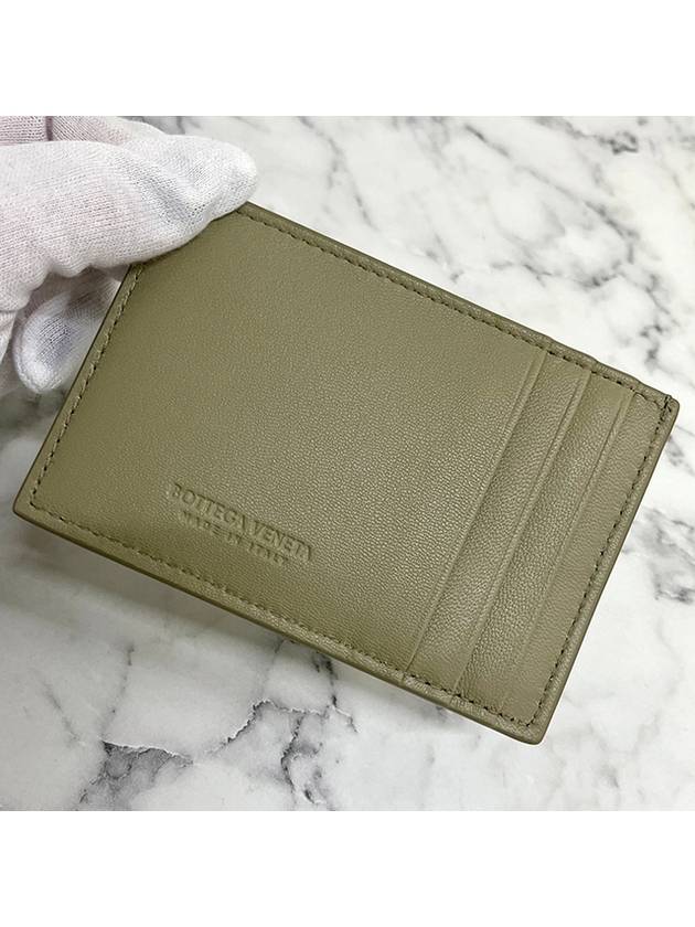 Intrecciato Lambskin Calfskin Card Wallet Travertine - BOTTEGA VENETA - BALAAN 10