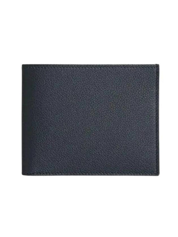 Citizen Twill Compact Card Wallet Navy - HERMES - BALAAN 1