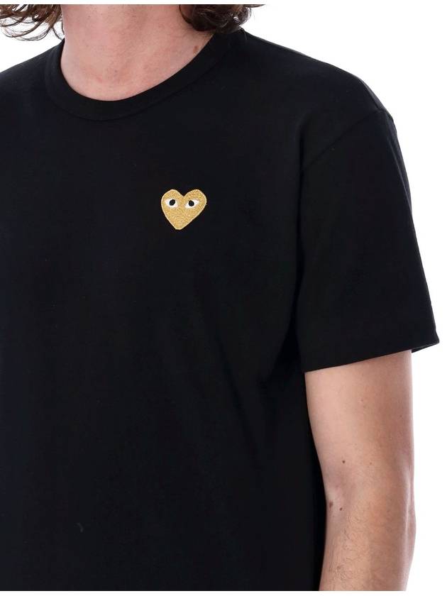 Golden heart patch t-shirt - COMME DES GARCONS PLAY - BALAAN 3