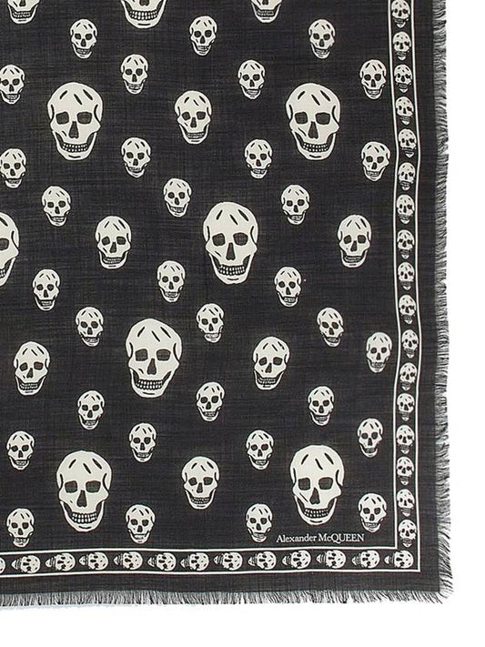 23 ss Classic Skull Scarf 5577173222Q1078 B0040203428 - ALEXANDER MCQUEEN - BALAAN.