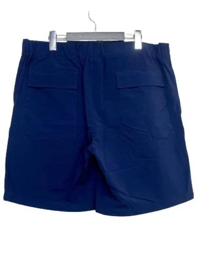 Stretch Belt Bermuda Shorts Navy - CP COMPANY - BALAAN 6