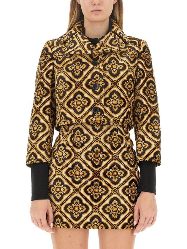 geometric print cropped jacket 115010563 - ETRO - BALAAN 2