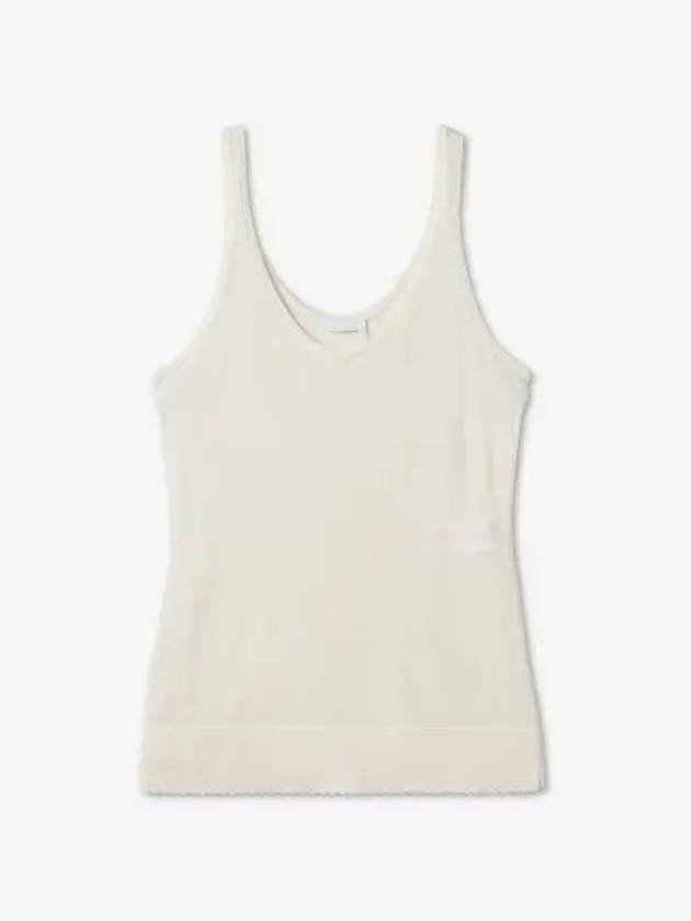 Scallop Wool Sleeveless White - CHLOE - BALAAN 2